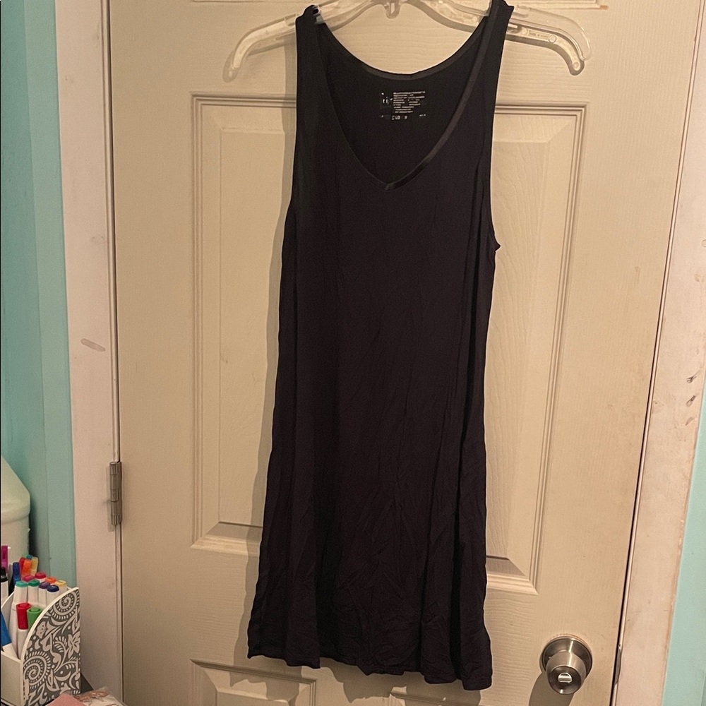 Felina Black Sleeveless Tank Top Dress